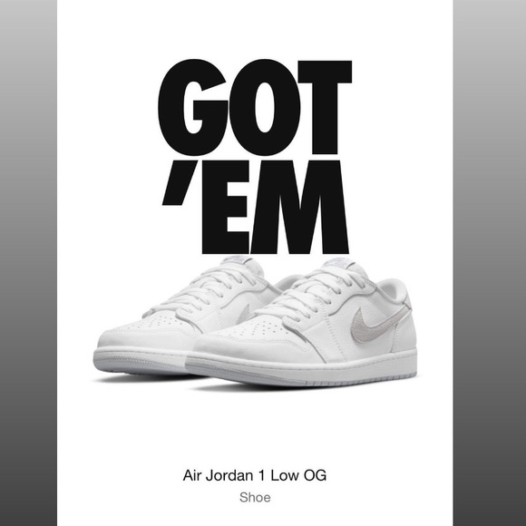 Air Jordan 1 Low OG “Neutral Grey “
